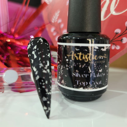 Silver Flakes Top Coat