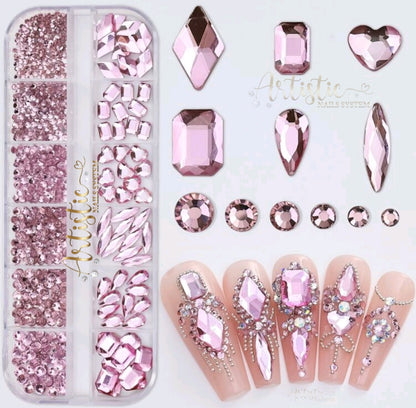 Pink Rhinestones