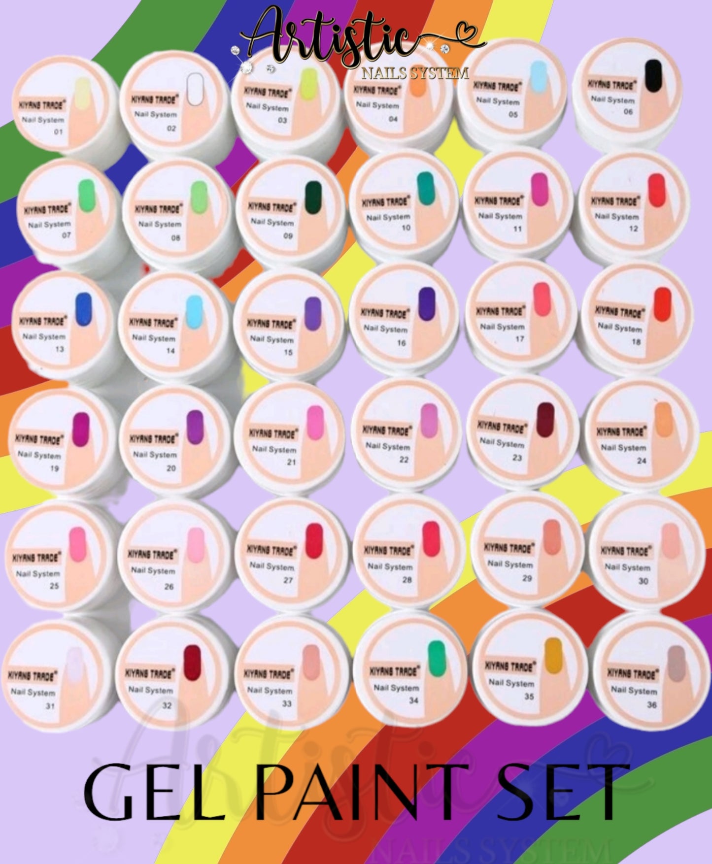 Gel Paint set (36)