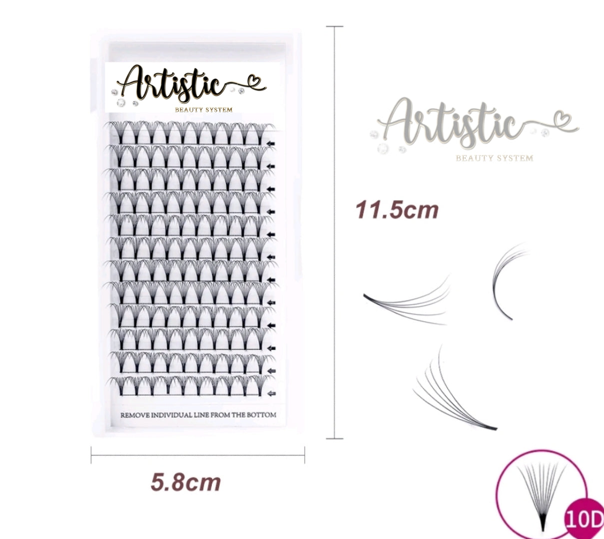 Volume Lashes ( Pestañas de Volumen 10D C)