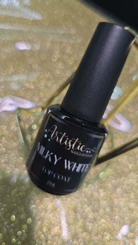 Milky White Top Coat