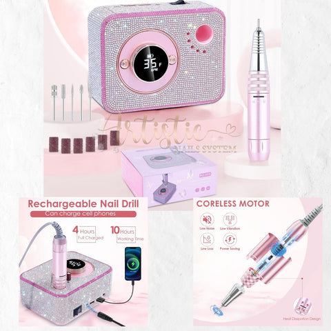 Drill Recargable Rhinestone