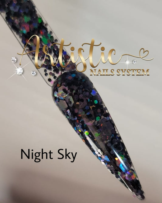 Acrylic Glitter Mix Night Sky