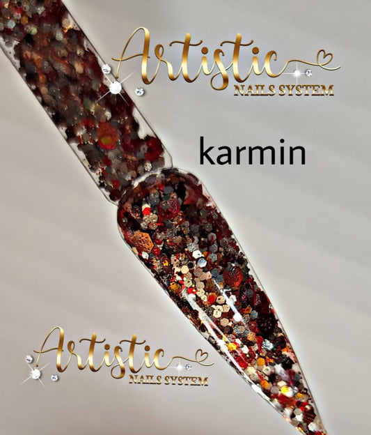 Acrylic Glitter Mix Karmin 10gr