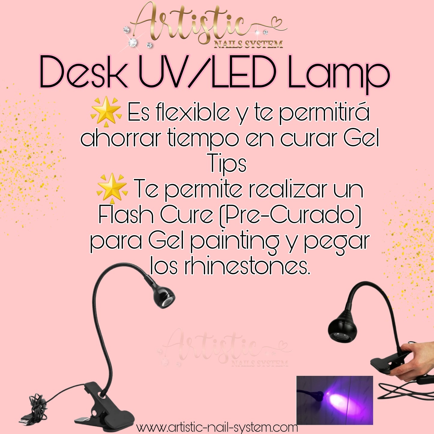 Desk UV/Led Lamp (Gel Tips)